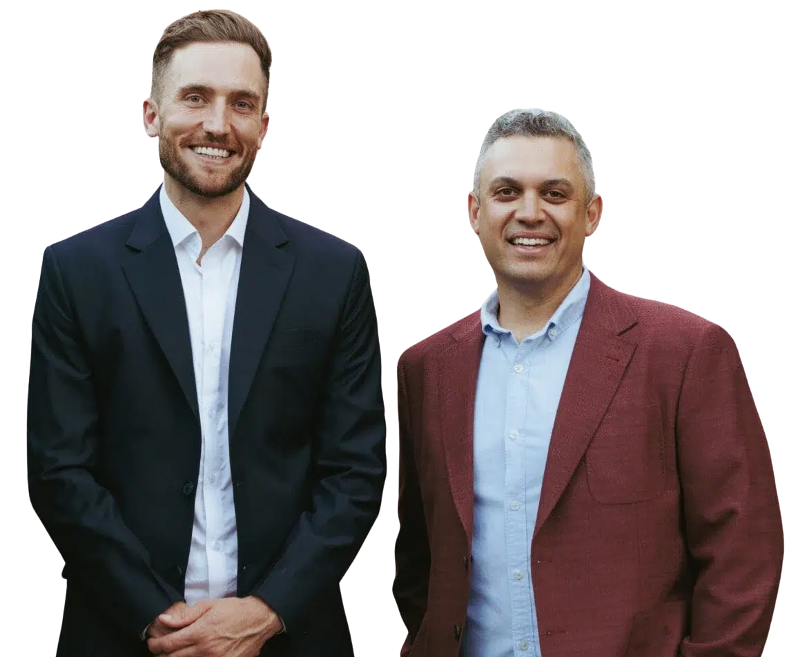 Andy Crebar and Heath Maguire